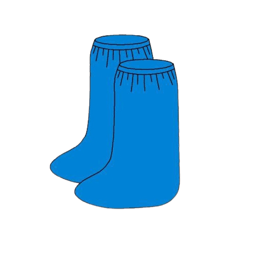 Бахіли високі вологонепроникні, на резинці, нестерильні, Неман